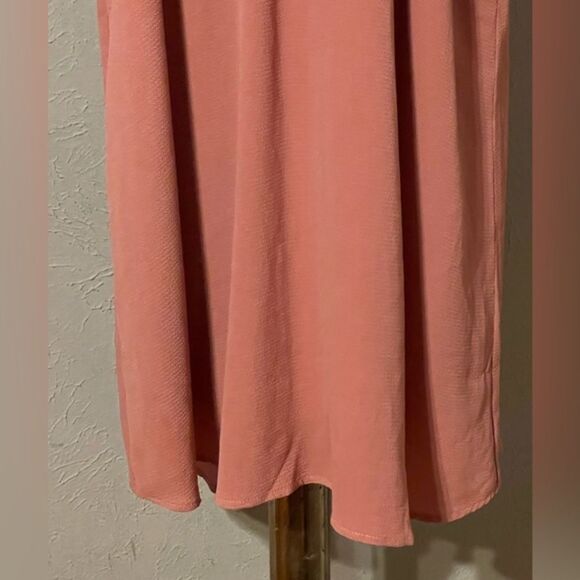 Small Blue Rain mauve lined loose fit sleeveless pull on midi dress - Picture 5 of 14